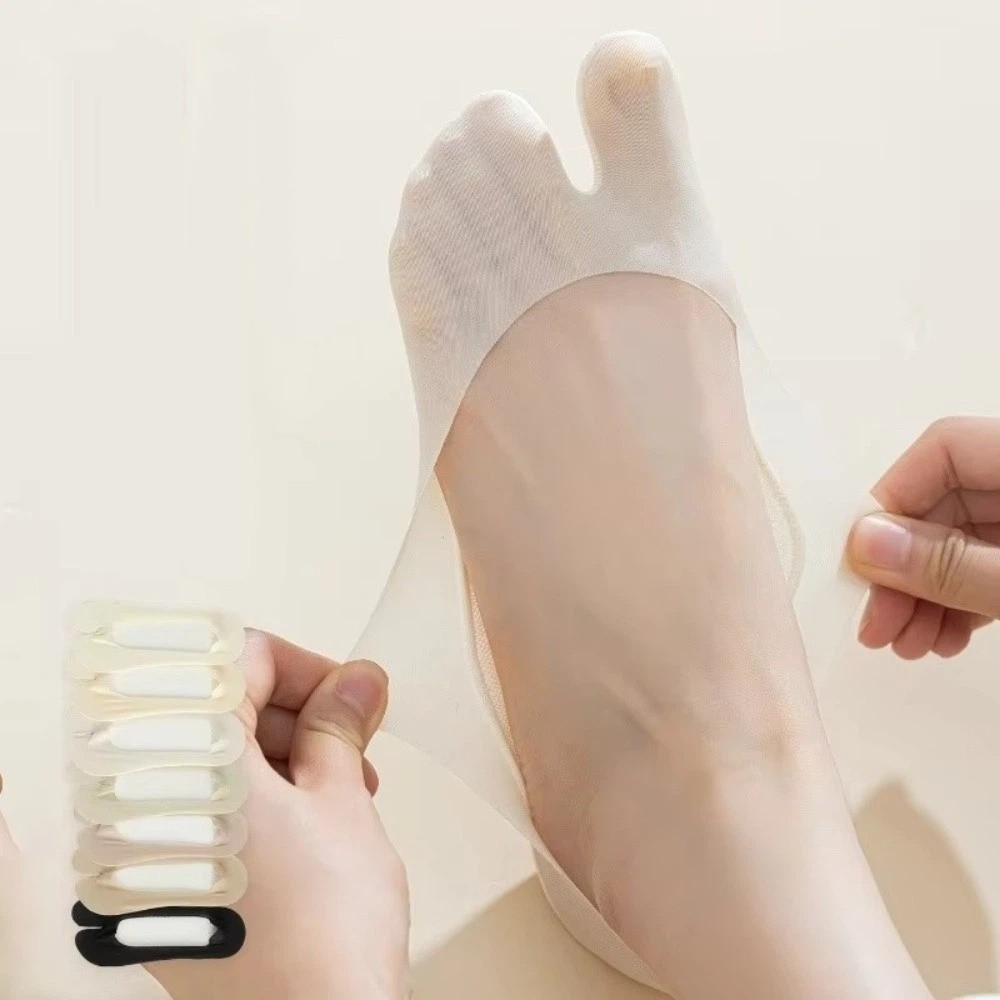 Toe Sock Split - Einfache, atmungsaktive, unsichtbare Bootsocken aus Eisseide,
