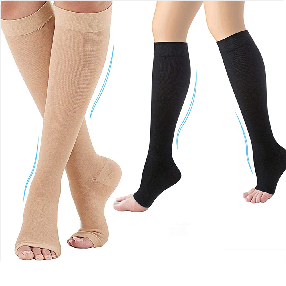Compression Sock Medical - Kompressionssocken S-XXL Medical Prevent Krampfadern Zehenloser
