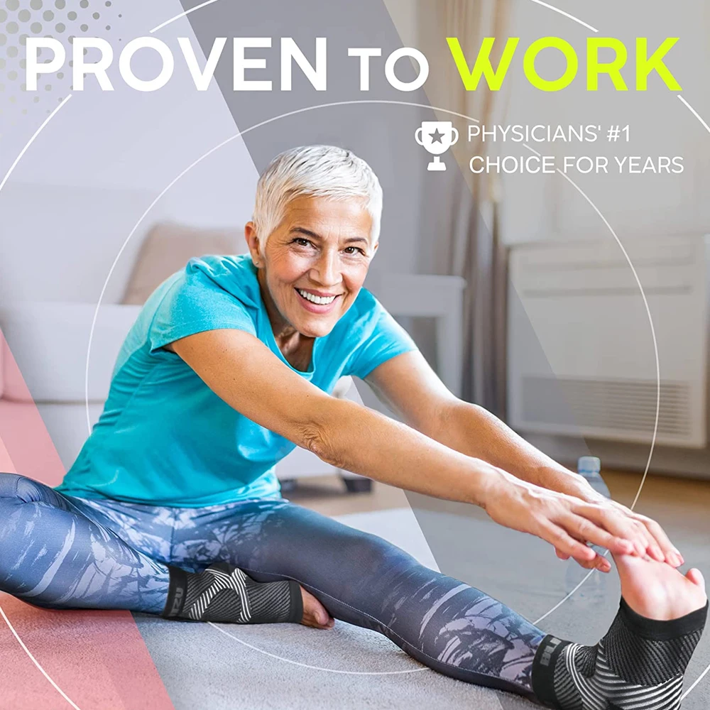 1 Paar Kompressionssocken für  – Ankle Brace Sock Bewertung und Preis