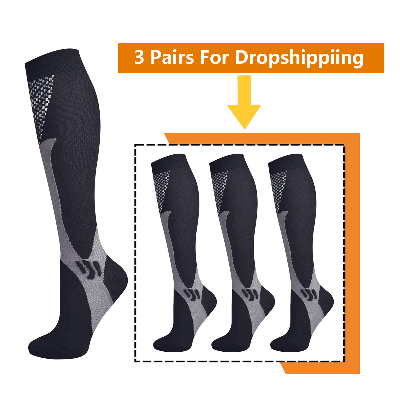 Brothock 3 Pairs Für Dropshipp – Compression Sock Medical Bewertung und Preis